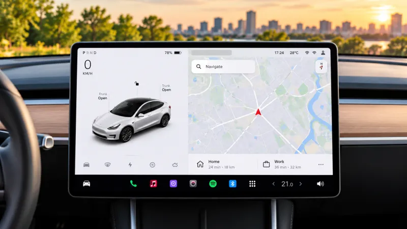 Model Y RWD interior