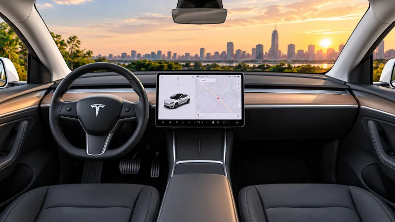Model Y RWD interior