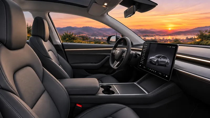 Model 3 interior